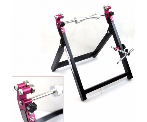 FOLDABLE MOTORCYCLE STAND WHEEL BALANCER & TRUING CHECK TRUE BALANCING MX STREET